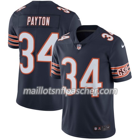 Maillot Chicago Bears Walter Payton 34 Nike Navy - Homme